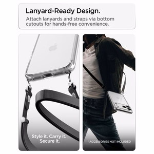 Spigen Ultra Hybrid suojakuori malleille iPhone 18 Pro Max / 17 Pro Max, läpinäkyvä