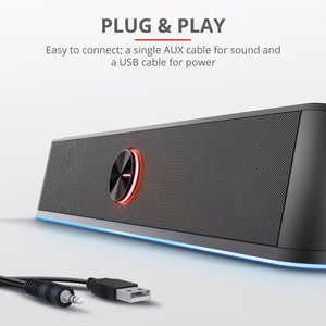 SPEAKER 2.0 SOUNDBAR HORNE RGB/GXT619 24007 TRUST