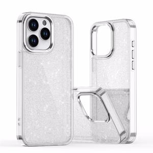Glitter Suojakuori iPhone 16:lle - Lapinakyva glitterilla