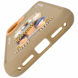Nimmy Glasses Cool Nag Suojakuori iPhone 17:lle - Beige
