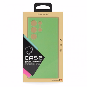 Phone Case "TM Pure Silicone" for Samsung G991 S21 / Mint Green / (Blister)