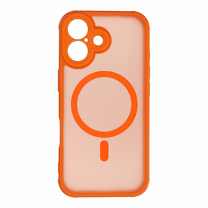 Suojakuori iPhone 17:lle Full Matte Mag Cover MagSafe-yhteensopiva oranssi