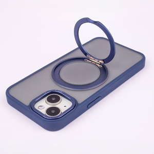 Magneettinen pyörivä suojakuori iPhone 11 tummansininen