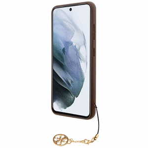 Guess 4G Charms Collection Suojakuori Samsung Galaxy A35:lle - ruskea