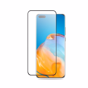 Crong 3D Armour Glass 9H full-screen tempered-glass protector for Huawei P40 Pro with installation frame