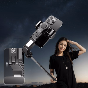 Blavec Selfie Stick Aluminium Fusion P-10 Gimbal tripod + remote control 1 metre (SSFP10G-TRB10) black