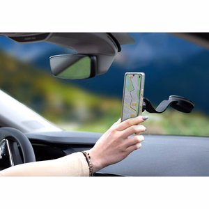 Magnetic car phone holder Forcell F-Grip MagFlex windshield / dashboard / air vent black