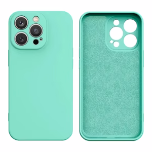Silikonikotelo iPhone 14 Plus silikonisuojus mintunvihreä
