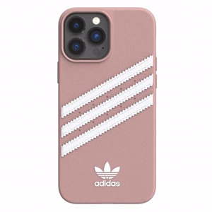 Adidas OR Molded Case PU iPhone 13 Pro Max - vaaleanpunainen - vaaleanpunainen