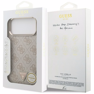 Guess 4G Triangle Logo MagSafe -suojakuori iPhone 17 Pro Max - ruusukulta