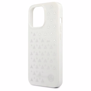Mercedes Silver Stars kuvio Kotelo iPhone 13 Pro Maxille - Valkoinen
