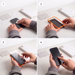 Tech-Protect Easy Set+ 2-osainen karkaistujen suojalasien sarja näytölle ja kameran linsseille mallille iPhone 18 Pro Max