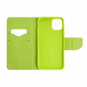 Flip-suojakuori Samsung A57:lle Fancy Book laivastonsininen / lime