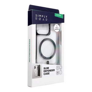 ROAR SLIM DEFENDER Suojakuori MagSafe-yhteensopiva IPHONE 16 Pro Max musta