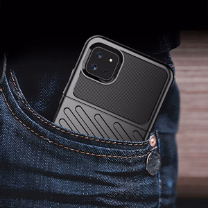 Thunder Case Joustava Kova Rugged Cover TPU asia Samsung Galaxy A22 5G sininen sininen