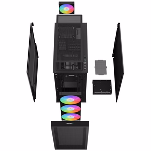 DeepCool CH560 DIGITAL Midi Tower musta
