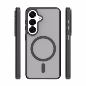 Mag Matt kuori Samsung Galaxy A16 4G / A16 5G / A17 4G / A17 5G musta iso reikä