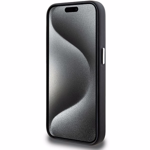 BMW Signature Wrapped Metal MagSafe Suojakuori iPhone 15 Pro:lle - musta
