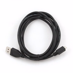 Gembird CCP-MUSB2-AMBM-1M USB-kaapeli USB 2.0 Micro-USB B USB A musta