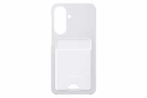 Vaaleanharmaa Samsung OA276TJE -suojakuori korttipaikalla Galaxy A27 5G -puhelimelle