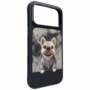 Nimmy Gentle Pets Series Dog MagSafe Suojakuori iPhone 17 Pro - Musta