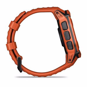 Garmin Instinct 2X Solar 2,79 cm (1,1") MIP, 50 mm, digitaalinen 176 × 176 pikselin kosketusnäyttö, punainen, GPS (satelliitti)