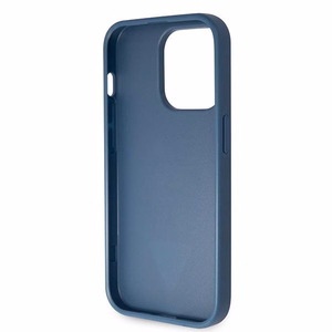 Guess GUHCP14LP4TDSCPB iPhone 14 Pro 6,1 sininen/sininen kovakuori Crossbody 4G Metal Logo