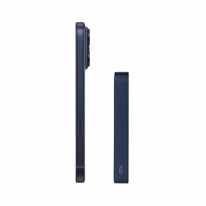Blavec varavirtalähde 10000 mAh BJ-04 Slim 13,5 mm - Type C - 22,5 W magneettinen Magsafe 3-in-1 (PBBJ04-MC10N) tummansininen lasi