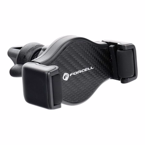 Forcell F-Grip Carbon H-CF509 auton puhelinteline tuuletusritilään, musta