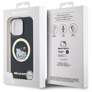 Hello Kitty IML Sweet Kitty Magsafe iPhone 16 Pro:lle Suojakuori - Musta