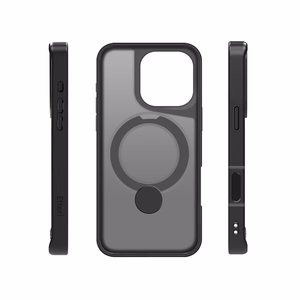 Etteri Matt Mag Ring case for iPhone 16 Pro 6,3" black