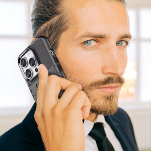 Thunder Case iPhone 14 Pro panssaroitu kotelo musta