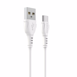 Borofone Kaapeli BX51 Triumph - USB - Type C - 3A 1 metri valkoinen