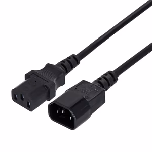 Gembird PC-189-VDE power cable, black, 1.8 m, C14 coupler