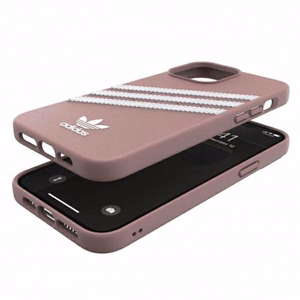 Adidas OR Molded Case PU iPhone 13 Pro Max - vaaleanpunainen - vaaleanpunainen