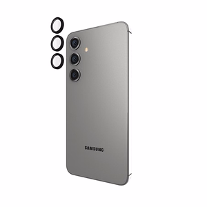 Case-Mate Aluminum Ring Lens Protector camera-lens glass for Samsung Galaxy S24, black