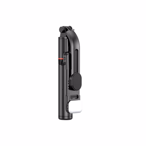 Tech-Protect L05S Bluetooth Selfie Stick with Tripod up to 105cm with LED Light - Black
