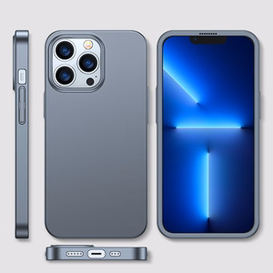 Joyroom 360 Full Case edessä ja takana kansi iPhone 13 Pro + karkaistua lasia näytönsuoja harmaa (JR-BP935 tranish)