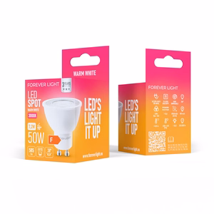 Forever Light LED-polttimo GU10 38° 7.2W 585lm 3000K luokka F