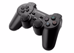 Esperanza EGG107K peliohjain Gamepad PC, Playstation 3 analoginen / digitaalinen USB 2.0 musta