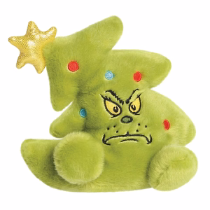 Grinch Palm Pals -joulukuusen muotoinen pehmolelu, 13 cm