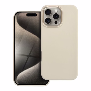 Suojakuori iPhone 16 PRO MAX:lle Forcell F-Protect Frame Premium yhteensopiva MagSafen kanssa antiikki valkoinen