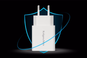 Kruger&Matz-verkkolaturi Quick Charge -toiminnolla
