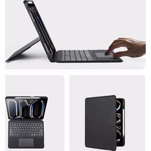 Dux Ducis DK -suojakuori langattomalla näppäimistöllä iPad Pro 13 2024 musta