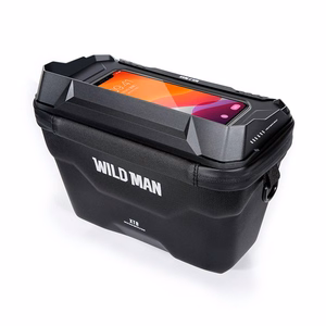 WILDMAN matkalaukku polkupyörän ohjaustankoon vetoketjulla, 3L (4"-7"), XT8, musta