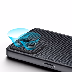Dux Ducis Fino case cover covered with nylon material Oppo Reno7 Pro 5G black