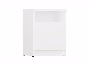 Top E Shop Galax 30/1D – yöpöytä, valkoinen