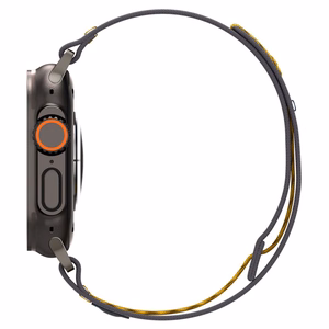 Spigen Athlex Air Apple Watch 6/7/8/9/10/SE/Ultra 1/2 (44/45/46/49mm) Active Harmaa