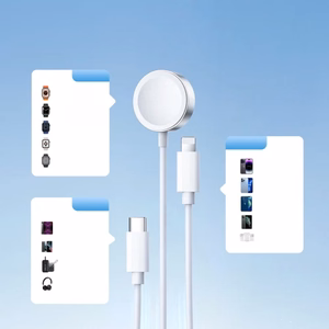 Joyroom S-IW008 3-in-1 cable magnetic charger USB-A - Lightning/USB-C 1.2m - white