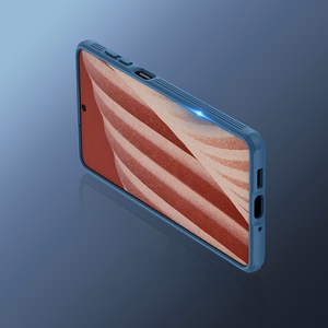 Nillkin CamShield Pro Case Armored Case Cover Camera Protector for Samsung Galaxy A73 Blue